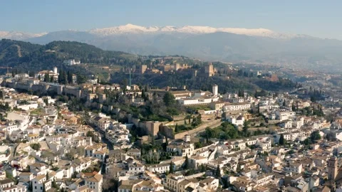 Aerial view of Granada Video stock 144842242