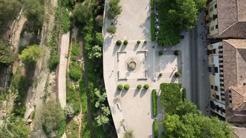 Aerial view in Granada Stock Footage 267968864