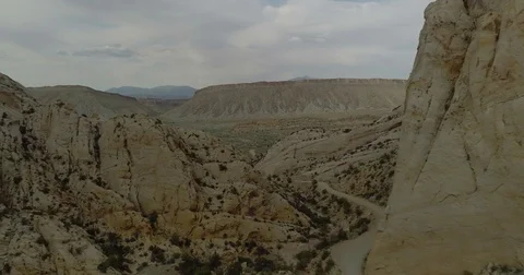 Aerial view of Grand Staircase-Escalante National Monument. Utah USA Stock Footage 78451653