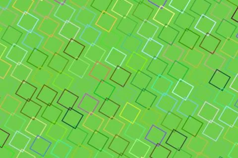 Aerial view of green fields with grid patterns and roads Stock Illustration