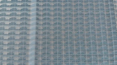 Aerial view of the greenhouse complex Stock Footage 91326573