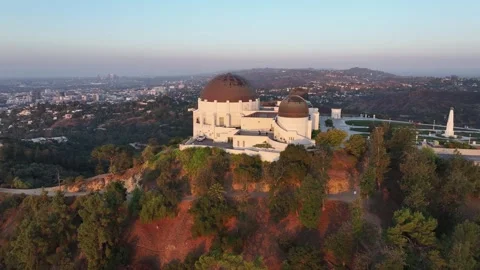 Aerial view of the Griffith Observatory in Los Angeles, USA Stockbeeldmateriaal 334309183