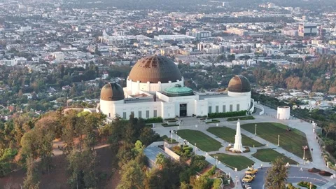 Aerial view of the Griffith Observatory in Los Angeles, USA Stockbeeldmateriaal 334309654