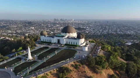 Aerial view of the Griffith Observatory in Los Angeles, USA Stockbeeldmateriaal 334314786