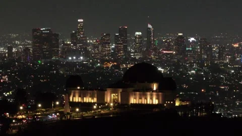 Aerial view of the Griffith Observatory in Los Angeles, USA Stockbeeldmateriaal 334314967