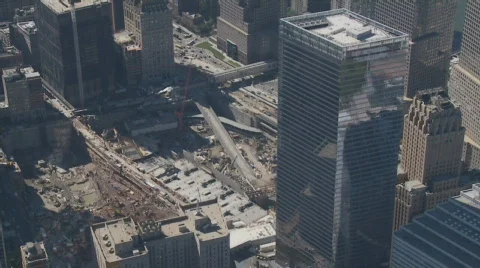 Aerial view ground zero Vidéo 272986