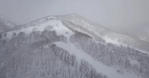 Aerial view of Hakuba Stock Footage 87062710