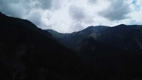 The aerial view of Hakusan in Japan. Stock Footage 113808239