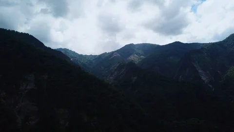 The aerial view of Hakusan in Japan. Stock Footage 113808643
