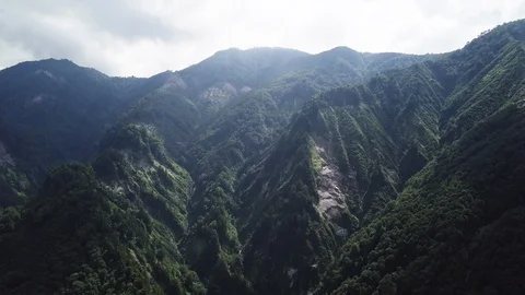 The aerial view of Hakusan in Japan. 動画素材 113808754