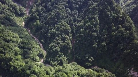The aerial view of Hakusan in Japan. 動画素材 113808778