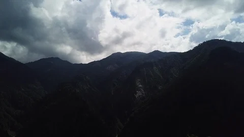 The aerial view of Hakusan in Japan. Stock Footage 113809264