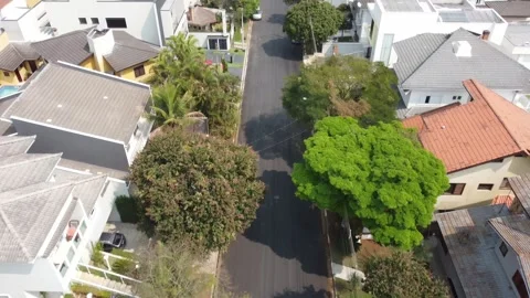Aerial view of high-end condominium Stock Footage 265254460
