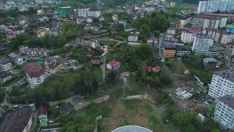 Aerial View Highway Stock Footage 77888254
