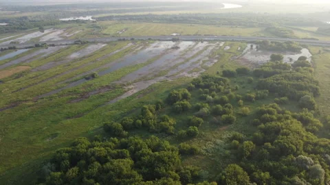 Aerial view of the highway Stock Footage 171142598