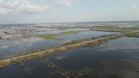 Aerial view of the highway Stock Footage 193801972