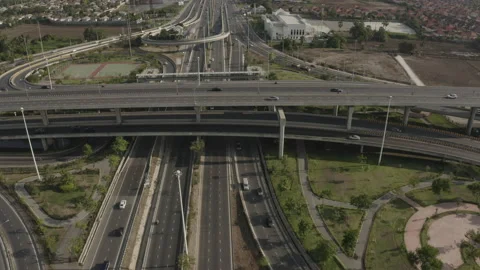 Aerial View Of a Highway Stock Footage 238980064