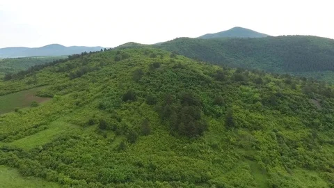 Aerial view of a hill Video stock 115926687