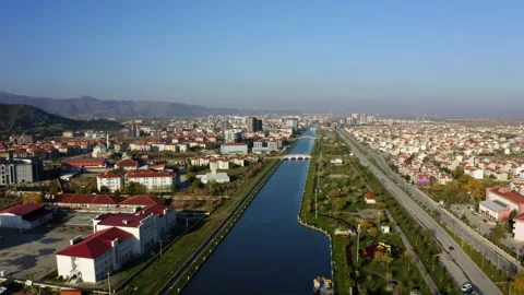 Aerial view of Historical Afyon castle and city landscape in Turkey. Stock Footage 209656751