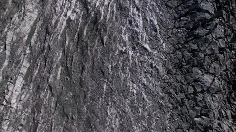 Aerial view of Hopper Glacier in Nagar valley Stock Footage 207963903