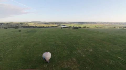Aerial View from Hot Air Balloon 스톡 동영상 59590418