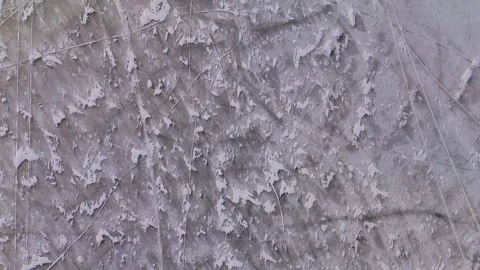 Aerial view of ice Stock Footage 301261990