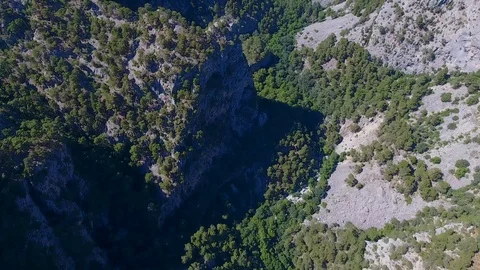 Aerial view Ida Mountains, Turkey, Altinoluk, oe01 Stock Footage 116748177