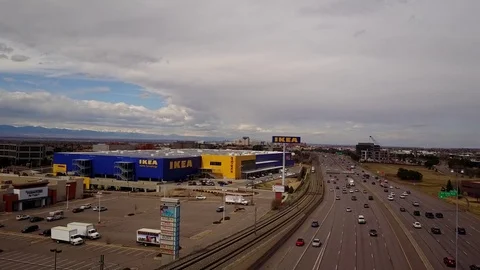 Aerial View of IKEA Store - Editorial Use Only Stock-Footage 73978751