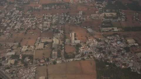 Aerial view of India Stock Footage 49364355