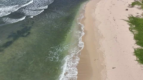 Aerial View of Indonesian Tropical Beach Stock Footage 234466053