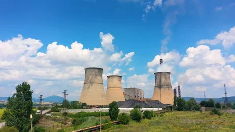 Aerial view to industrial zone. Stock Footage 113854582