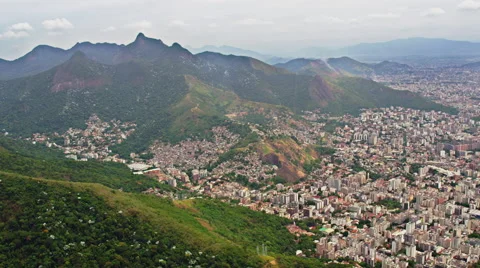 Aerial View of Inner City Stock Footage 64864795