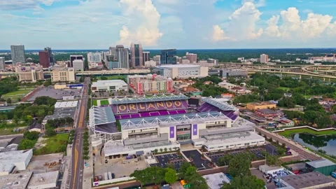 Aerial view of Inter &amp; Co Stadium, Orlando, United States. 库存影片 315160723