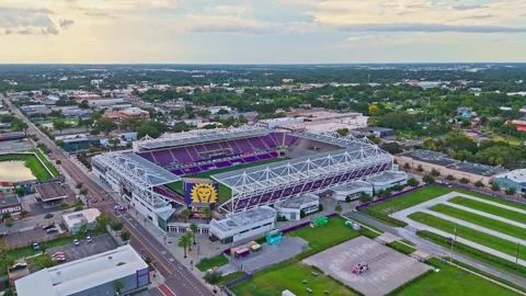 Aerial view of Inter &amp; Co Stadium, Orlando, United States. 库存影片 315160771