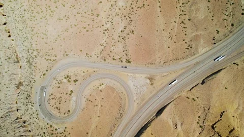 Aerial view of interstate 70 in Utah nearby Canyon. Stock Footage 219888031