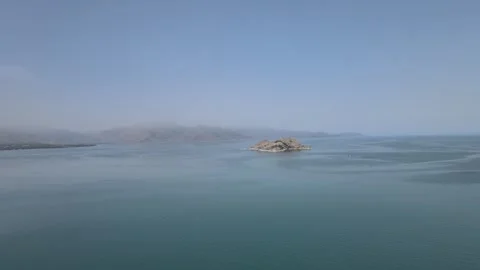Aerial view island Stock Footage 242415472