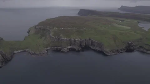 Aerial view of Isle of Skye Stock Footage 249962463