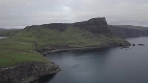 Aerial view of Isle of Skye Stock Footage 249963346