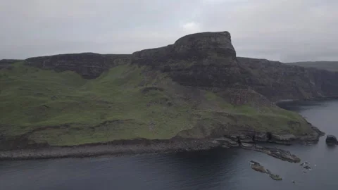 Aerial view of Isle of Skye Stock Footage 249963378