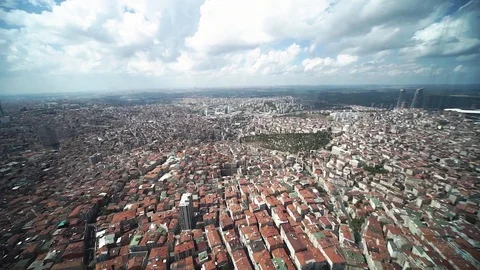 Aerial view of the Istanbul Stock Footage 71047764