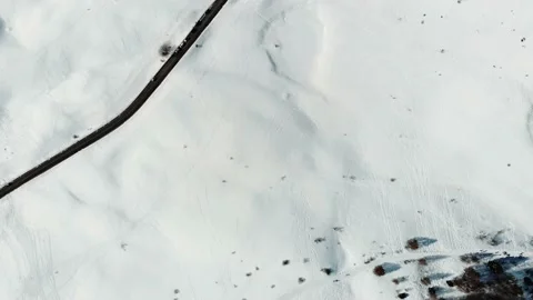 Aerial view of the Italian alps, mountains with snow. Stock Footage 149913053