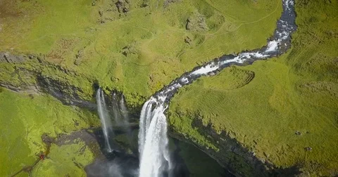 Aerial view of Italian landscape. travel concept and agriculture Stock Footage