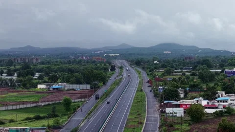 Aerial View of Jabalpur Outer Ring Road, Madhya Pradesh 库存影片 340316437