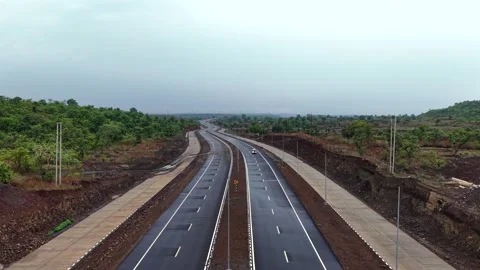 Aerial View of Jabalpur Outer Ring Road, Madhya Pradesh 库存影片 340320521