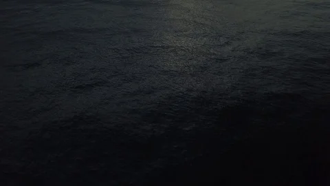 Aerial view of the jack up rig shot during sunset time. Stock Footage 123745159