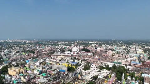Aerial View of Jagannath Temple Complex in Puri Odisha India 库存影片 330577433