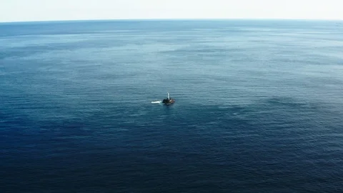 Aerial View of Japan's Coastline Stock Footage 101033736