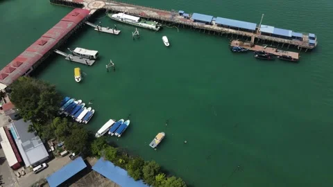 Aerial View of A Jetty 動画素材 269344831