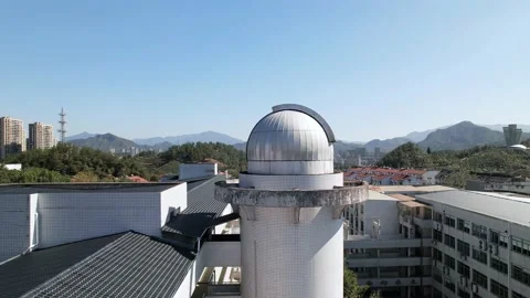 Aerial view of jinyun middle school Stock Footage 165209882