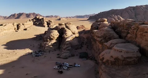Aerial view at Jordan Video stock 327756164